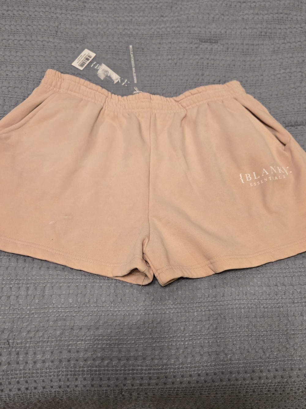 Essentials Women's Cream Athletic Lounge Shorts